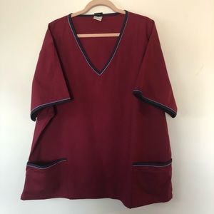 *3 for $25* NEW SALUS Uniform PLUS Burgundy w/Navy
